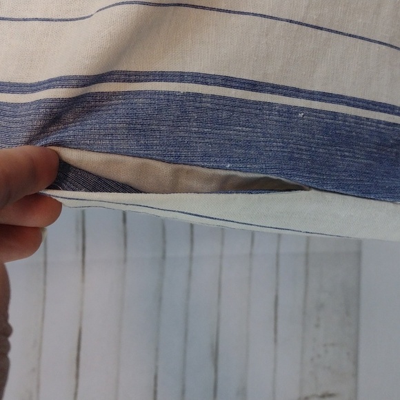 Signature Studio Linen Striped Midi Dress, Size XL - Picture 5 of 12